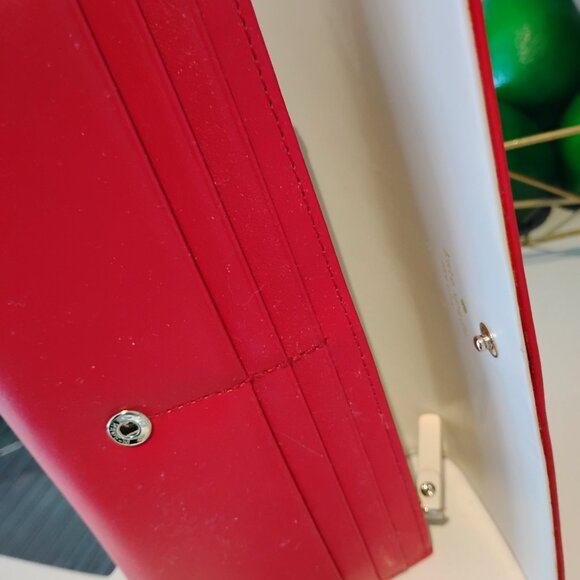 Gorgeous, Cherry Red Leather Wallet - Picture 4 of 8